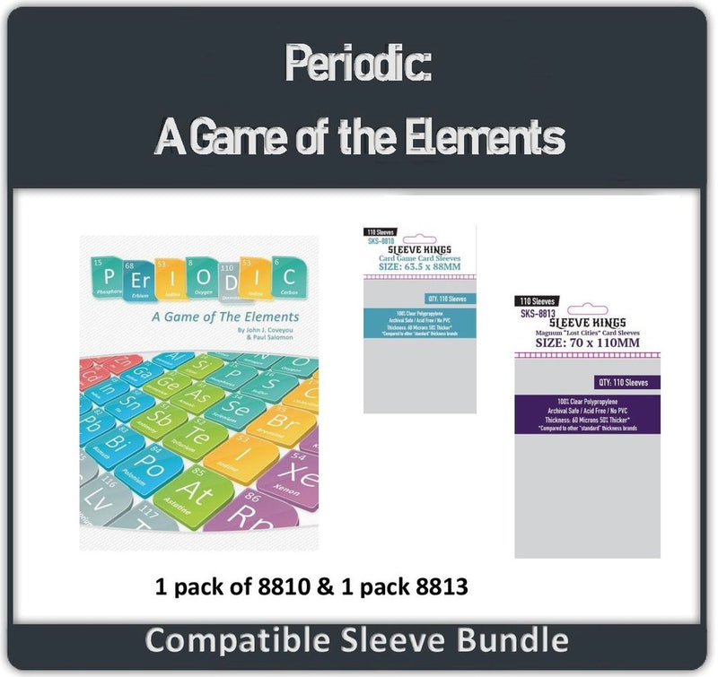 Sleeve Kings - Sleeve Bundle - Periodic: A Game of The Elements