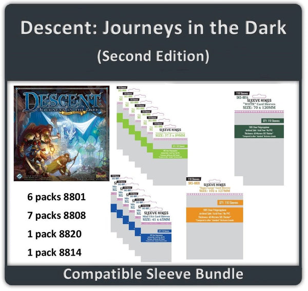 Sleeve Kings - Sleeve Bundle - Descent: Journeys in the Dark (Second Edition)