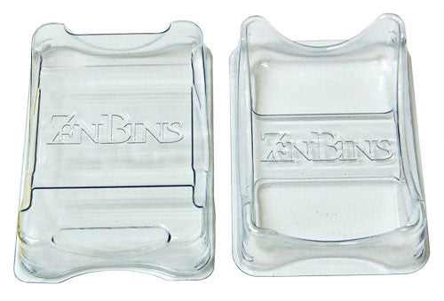 Zen Bins - Quick Draw Card Holder - Mini American (Clear)